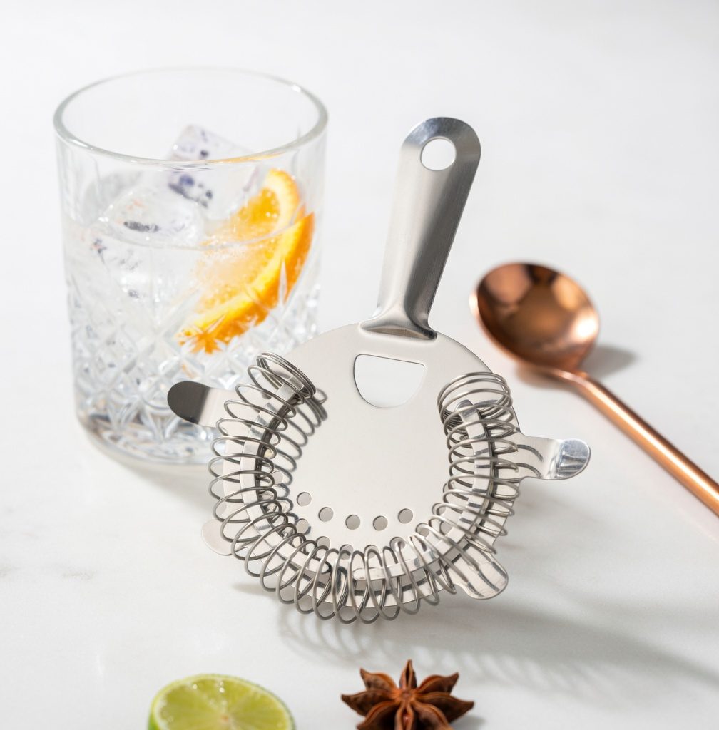 3 COLADORES ORUGA 15CM. ACE. INOX, ENVÍO GRATIS