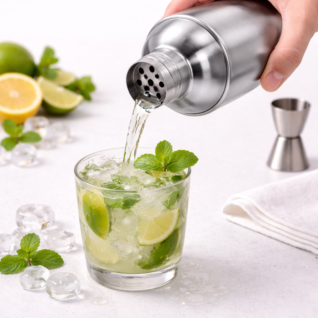 3 SHAKER COCTELERO DE 500 ML, ACERO INOX. ENVIO INCLUIDO