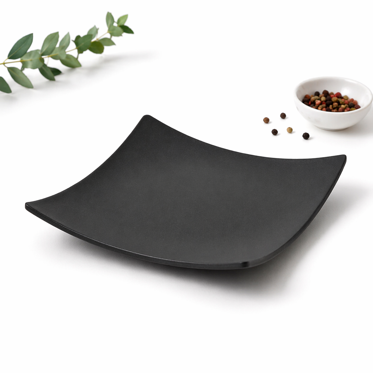 CAJA 48 PLATOS CUADRADOS 24CM MELAMINA, ENVIO GRATIS