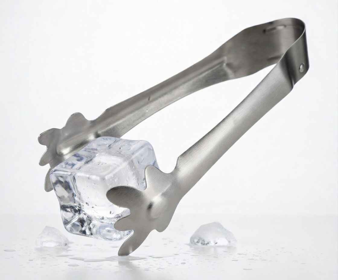 300 PINZAS PARA HIELO 16.5X2CM. ACE. INOX. ENVÍO GRATIS