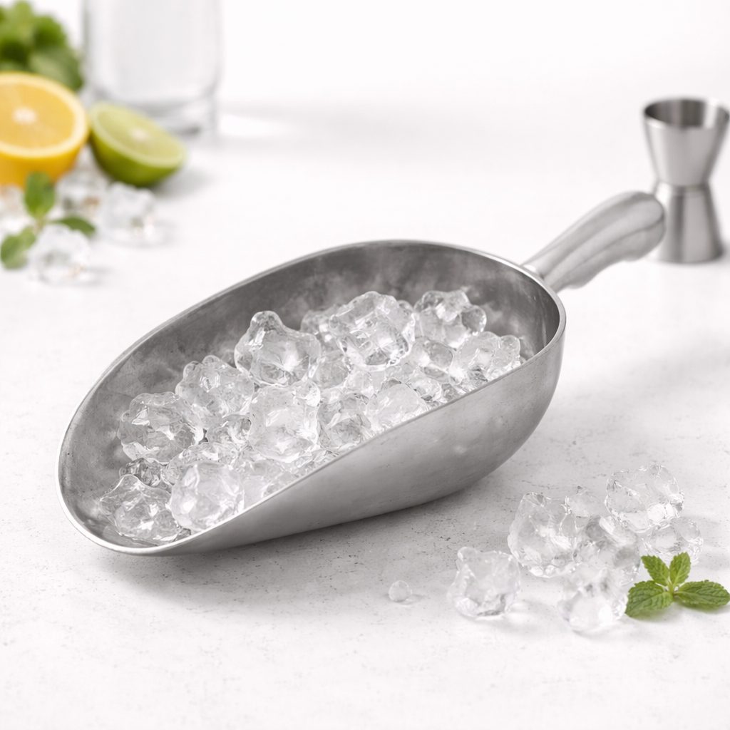 CAJA DE 48 PALAS PARA HIELO REDONDA DE ALUMINIO, ENVIO GRTIS