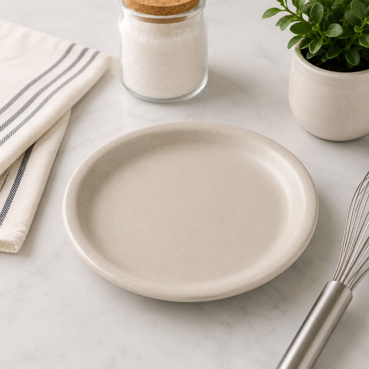 PLATO PASTELEROS 6.5" INST. BEIGE, ENVIO GRATIS